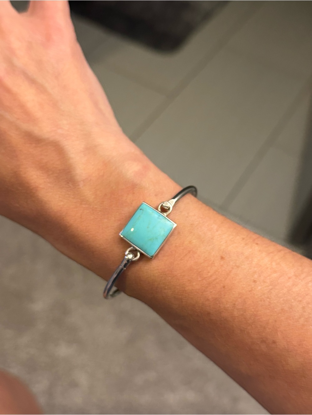 Turquoise and Sterling Silver Bracelet